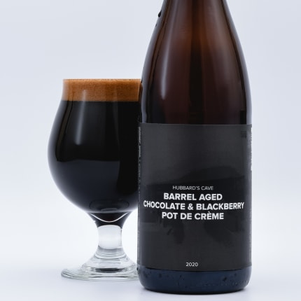 hubbard'sCave_barrelAgedChocolate&BlackberryPotdeCreme(2020)