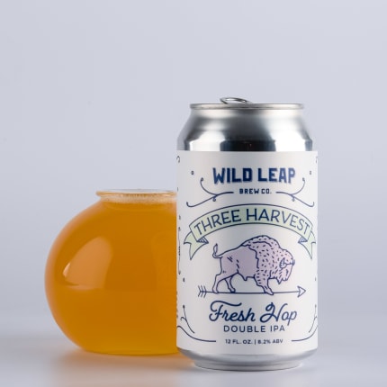 wildLeapBrewCo._threeHarvestFreshHopDoubleIPA(Winter2019)