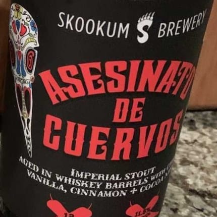 skookumBrewery_barrelAgedAsesinatoDeCuervos(2022)