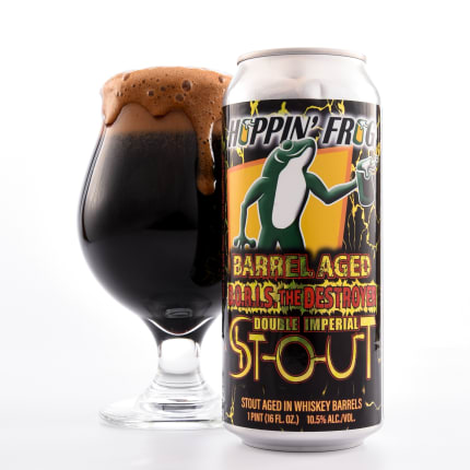 hoppin'FrogBrewery_whiskeyBarrelAgedDORISTheDestroyer
