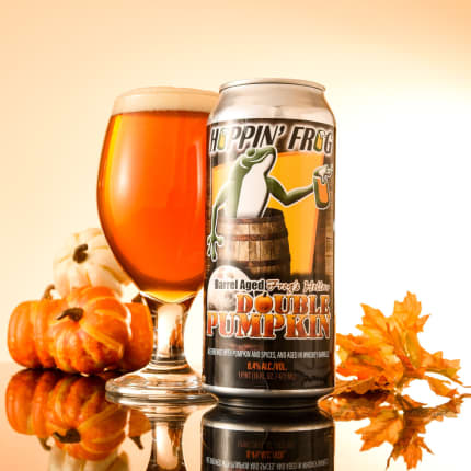 hoppin'FrogBrewery_barrel-AgedFrog'sHollowDoublePumpkinAle