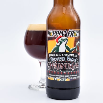 hoppin'FrogBrewery_barrel-AgedFrostedFrogChristmasAle(2020)