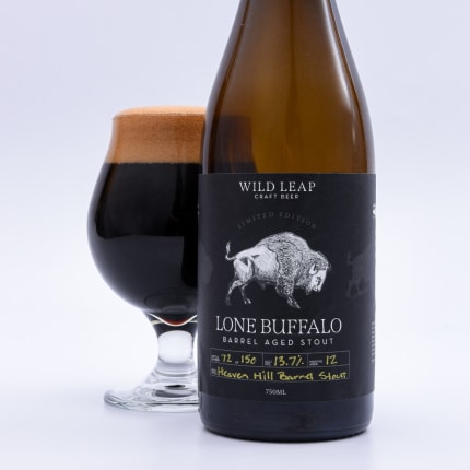 wildLeapBrewCo._loneBuffalo:HeavenHillBarrelAgedStout