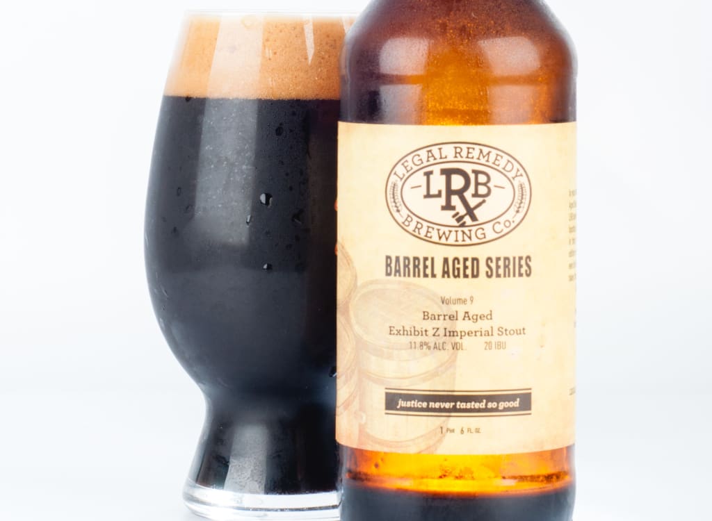 legalRemedyBrewing_volume9:BarrelAgedExhibitZImperialStout
