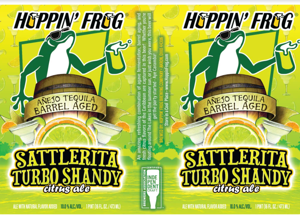 hoppin'FrogBrewery_anejoTequilaBarrel-AgedSattleritaTurboShandyCitrusAle