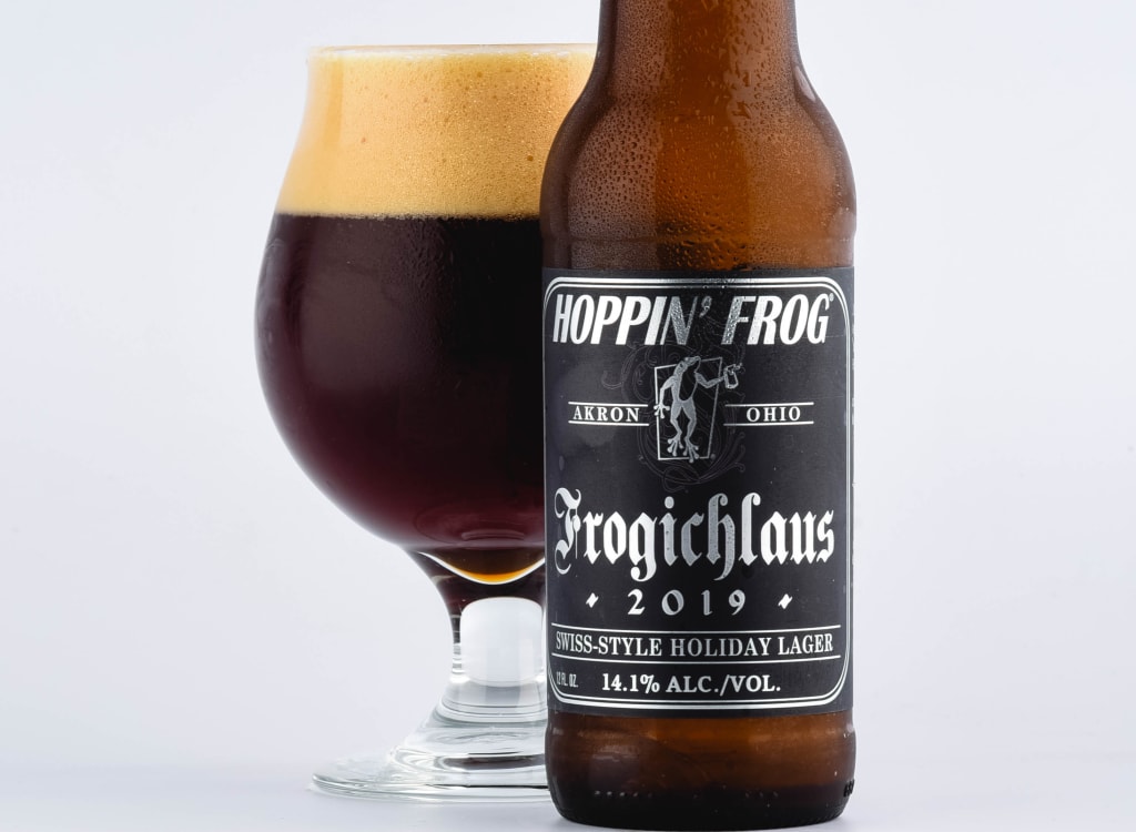 hoppin'FrogBrewery_frogichlausSwiss-styleHolidayLager(2019)