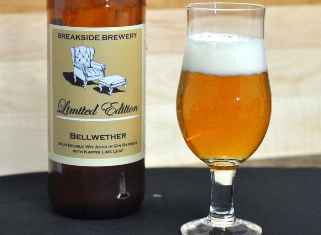 breaksideBrewery_sourDoubleWitAgedinGinBarrelsw::Kaffirlimeleaf