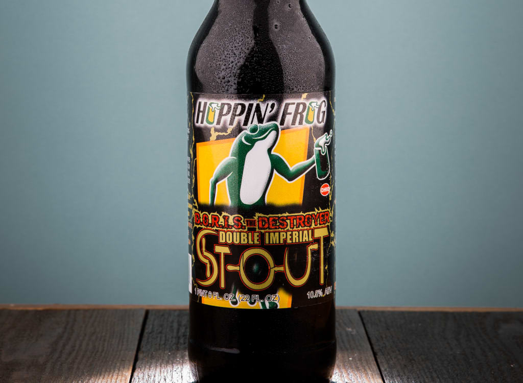 hoppin'FrogBrewery_barrelAgedD.O.R.I.S.theDestroyerDoubleImperialStout(2019)