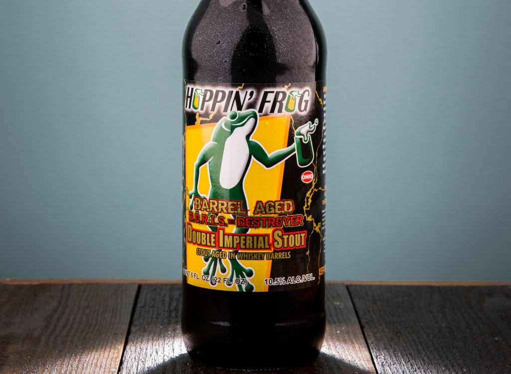 hoppin'FrogBrewery_whiskeyBarrelAgedDORISTheDestroyer