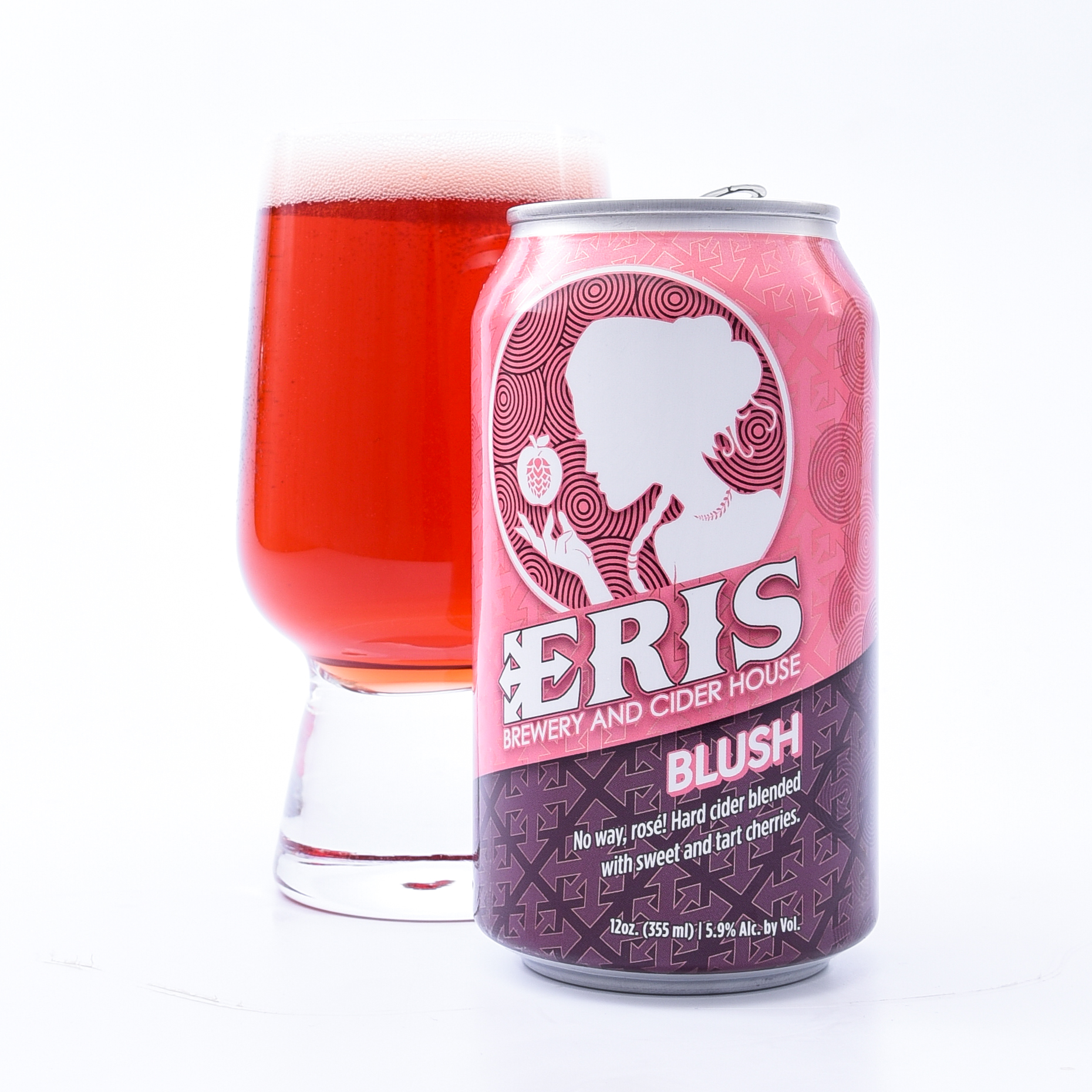 Black & Pink T-Shirt — ERIS Brewery and Cider House