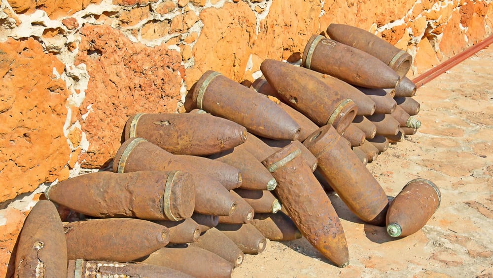 Shells at an old portuguese fort maputo t6bil0