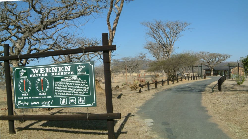 Weenen game reserve enterance dg5fmq