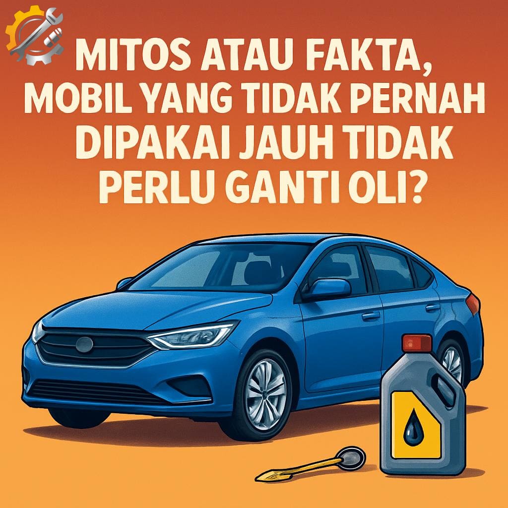 Mitos atau Fakta, Mobil Yang Tidak Pernah Dipakai Jauh Tidak Perlu Ganti Oli?