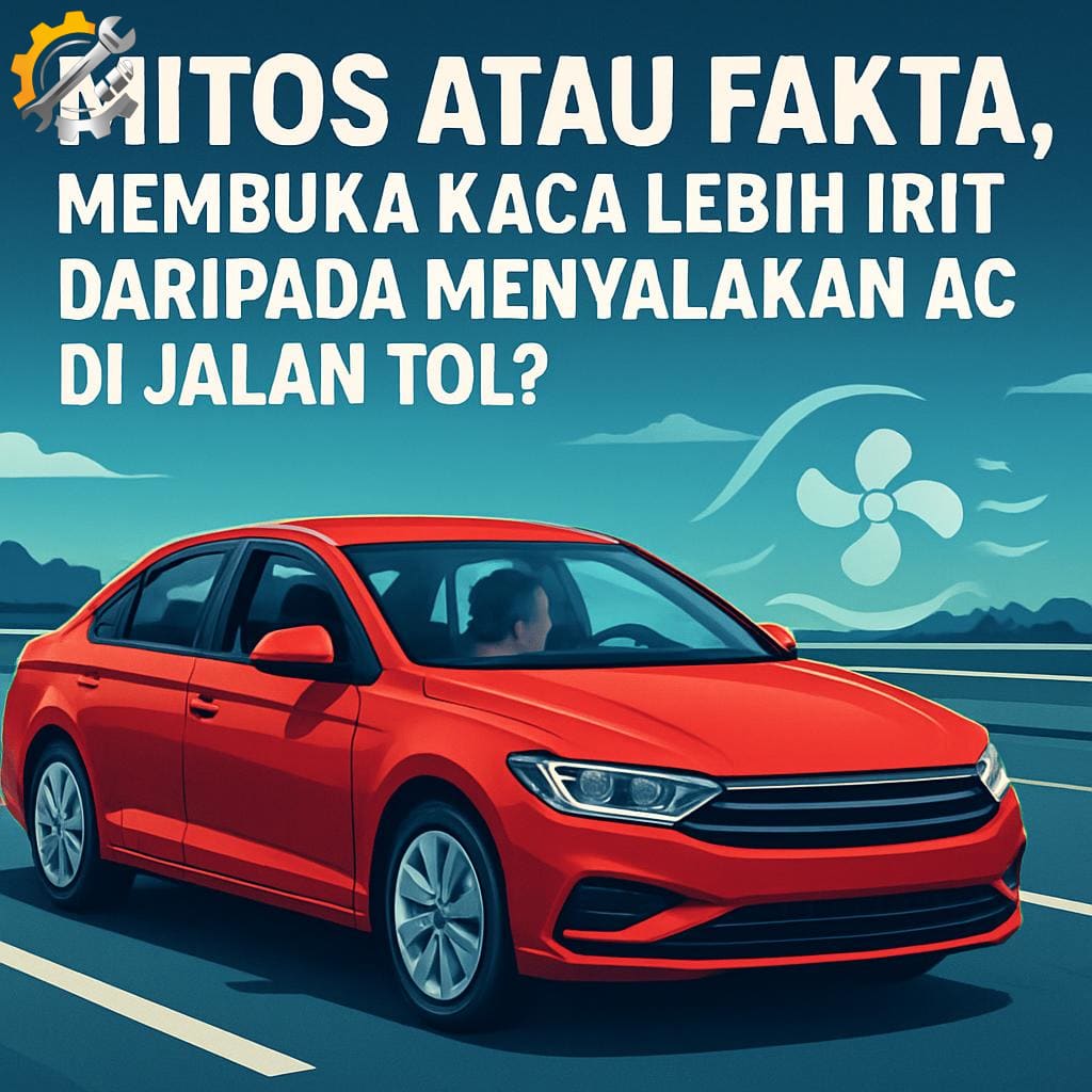 Mitos atau Fakta, Membuka Kaca Lebih Irit Daripada Menyalakan AC Di Jalan Tol?