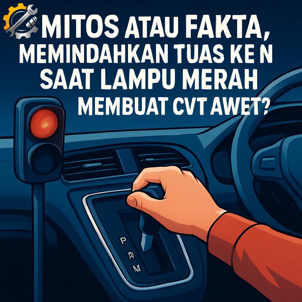 Mitos atau Fakta, Memindahkan Tuas Ke N Saat Lampu Merah Membuat CVT Awet?