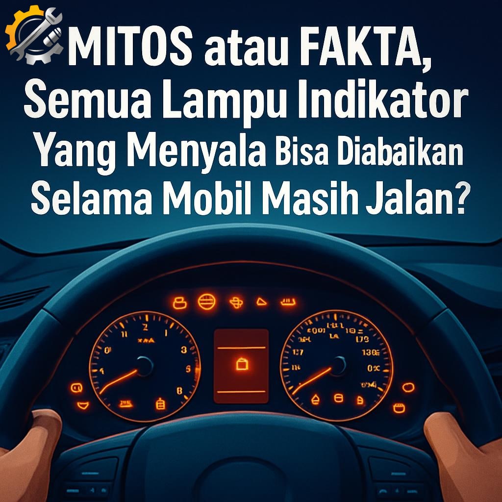 Mitos atau Fakta, Semua Lampu Indikator Yang Menyala Bisa Diabaikan Selama Mobil Masih Jalan?