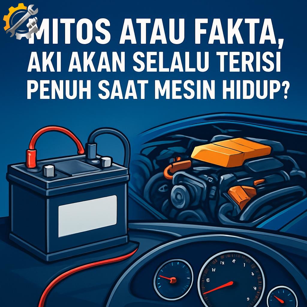 Mitos atau Fakta, Aki Akan Selalu Terisi Penuh Saat Mesin Hidup?
