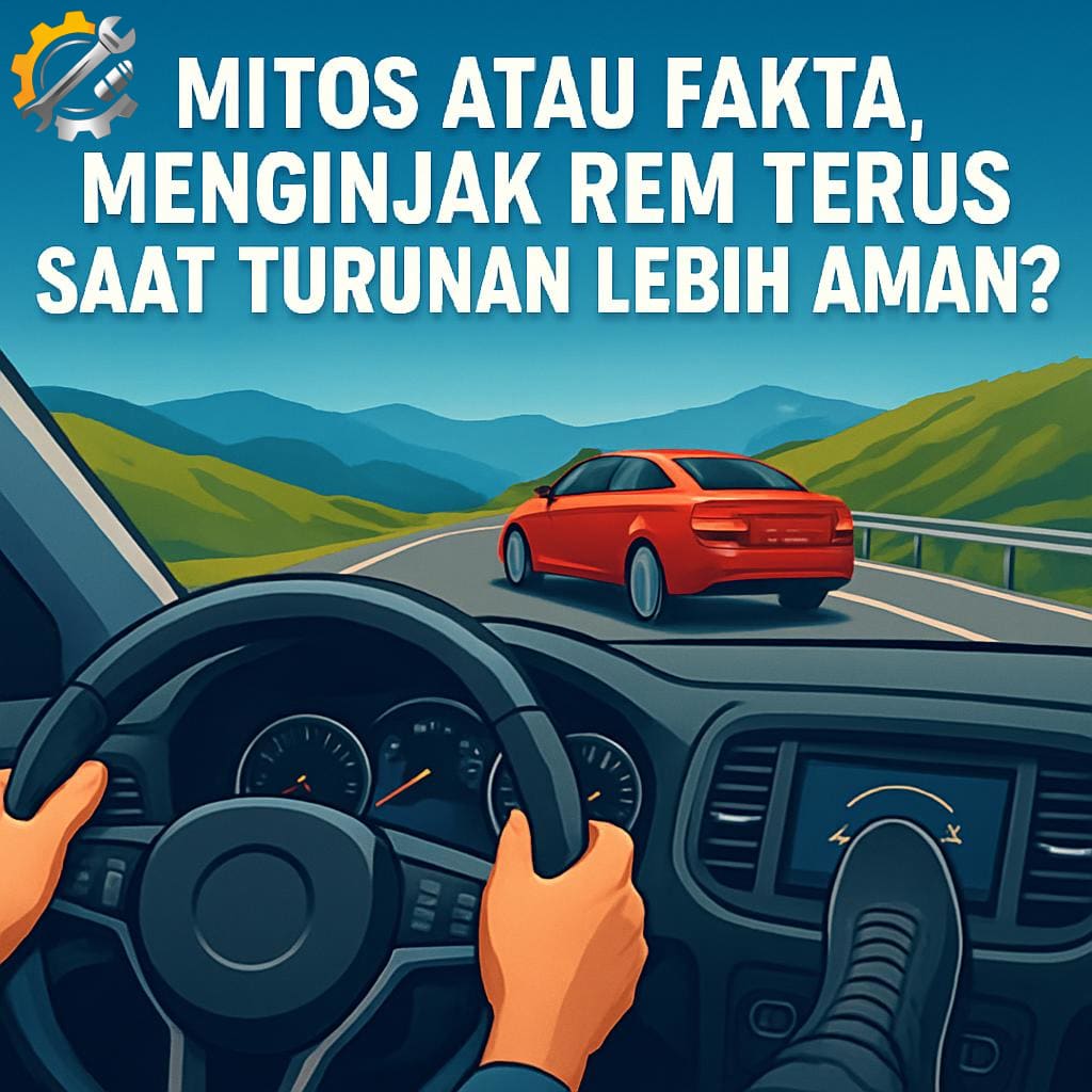 Mitos atau Fakta, Menginjak Rem Terus Saat Turunan Lebih Aman?