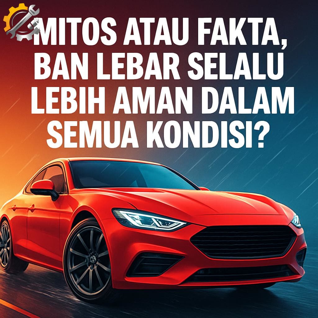 Mitos atau Fakta, Ban Lebar Selalu Lebih Aman Dalam Semua Kondisi?