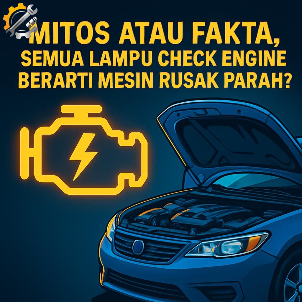 Mitos atau Fakta, Semua Lampu Check Engine Berarti Mesin Rusak Parah?