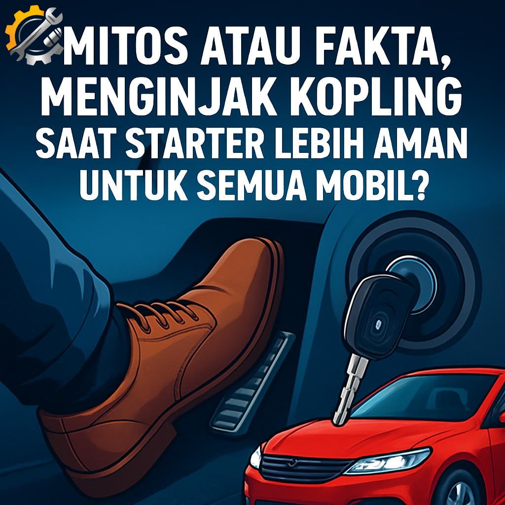 Mitos atau Fakta, Menginjak Kopling Saat Starter Lebih Aman Untuk Semua Mobil?
