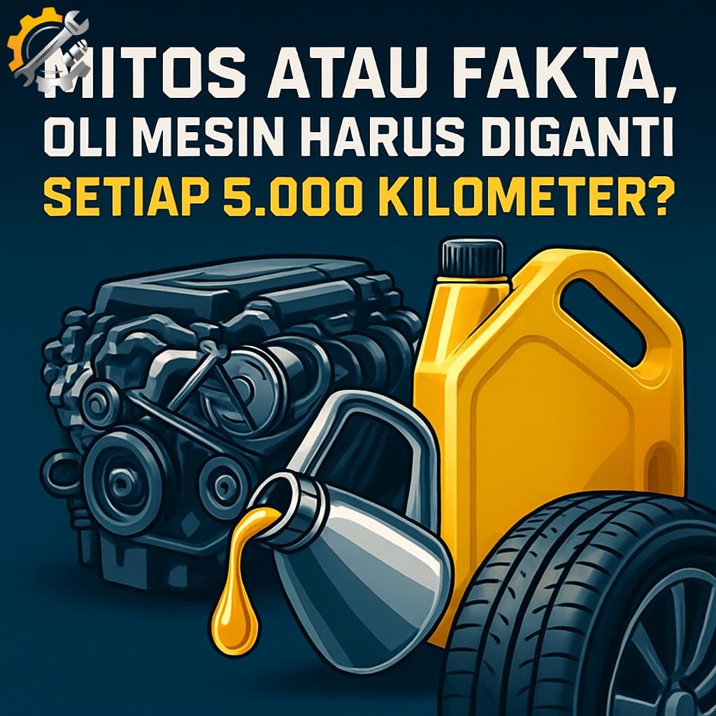 Mitos atau Fakta, Oli Mesin Harus Diganti Setiap 5.000 Kilometer?