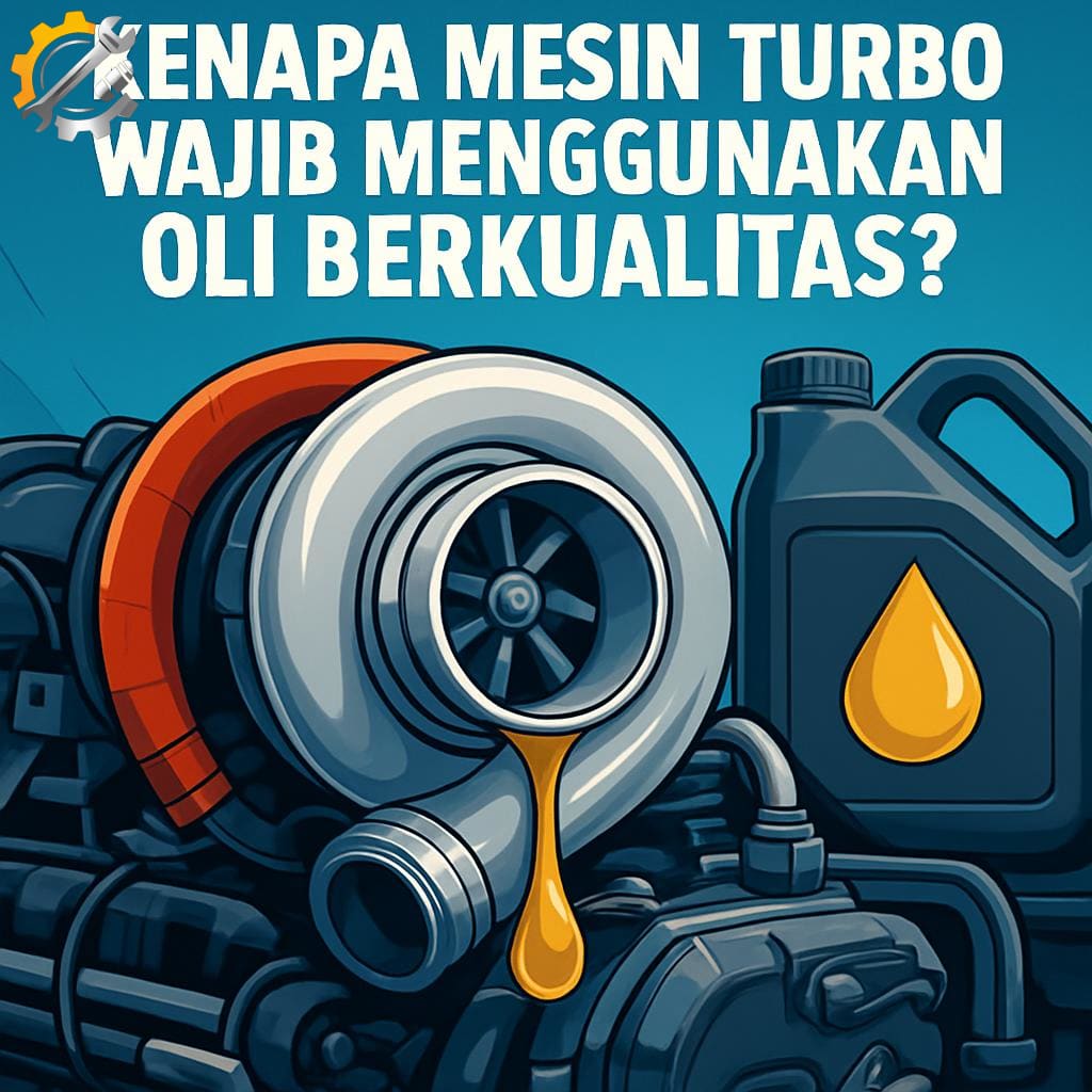 Kenapa Mesin Turbo Wajib Menggunakan Oli Berkualitas?