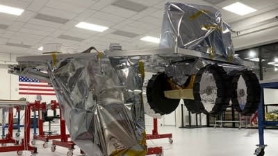 CMU's Iris Rover Secured to Lunar Lander - Tech Briefs