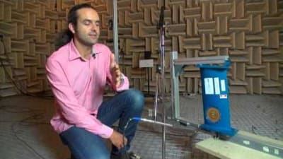 Integrating Piezoelectric Loudspeakers Into Aircraft Engines To Reduce