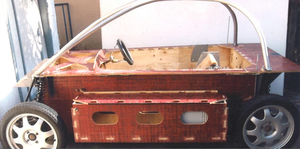 Laminated Bamboo Car - Create the Future