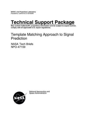 Template Matching Approach to Signal Prediction - Tech Briefs