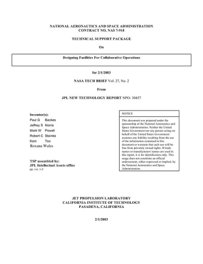 Document cover