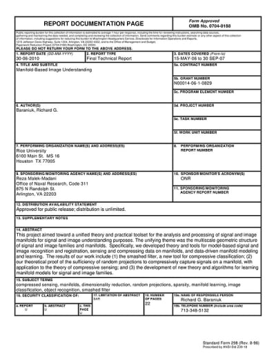 Document cover