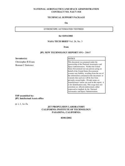 Document cover