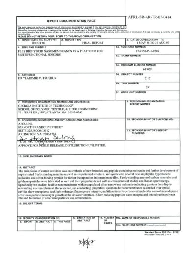 Document cover
