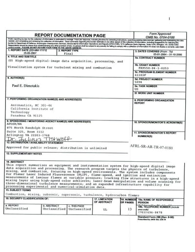 Document cover