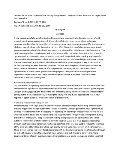 Document cover