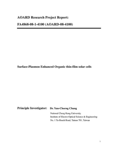 Document cover