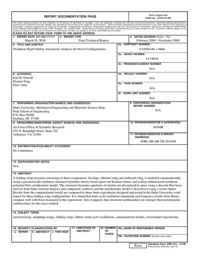 Document cover