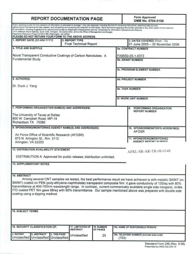 Document cover