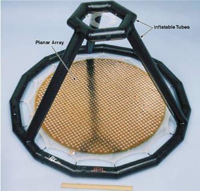 Inflatable Reflectarray Antennas - Tech Briefs