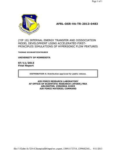 Document cover