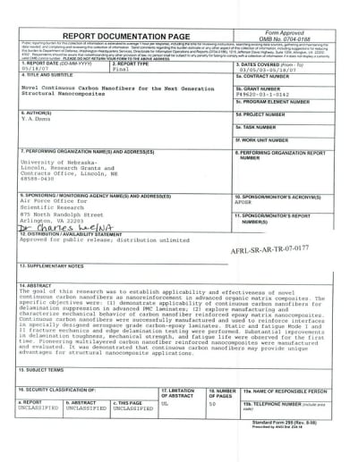 Document cover