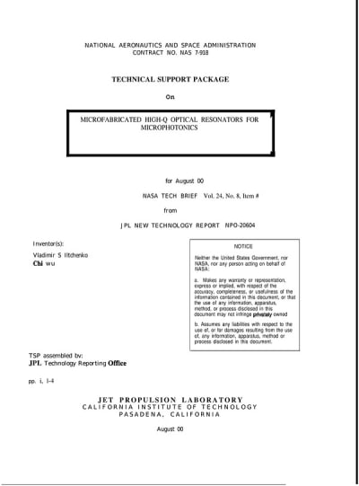 Document cover