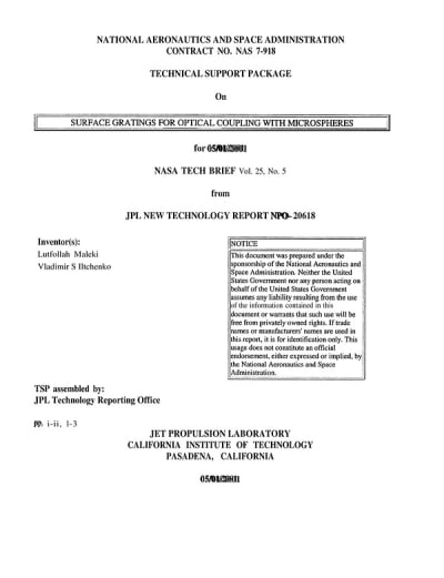 Document cover