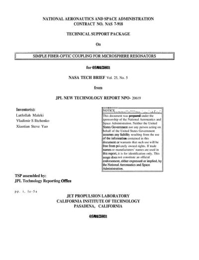Document cover