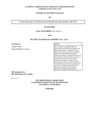 Document cover