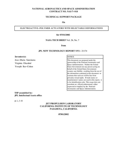 Document cover