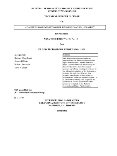 Document cover