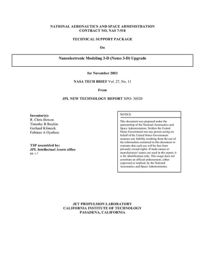 Document cover